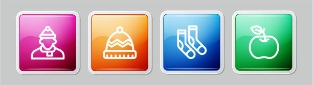 套线秋衣冬帽袜子图片下载