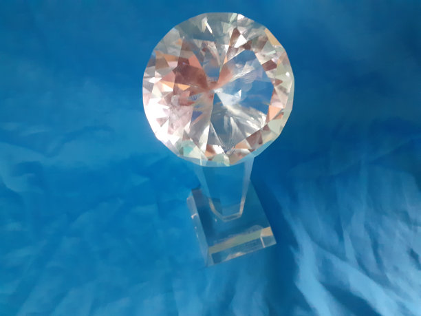 玻璃奖杯，透明玻璃奖杯图片下载