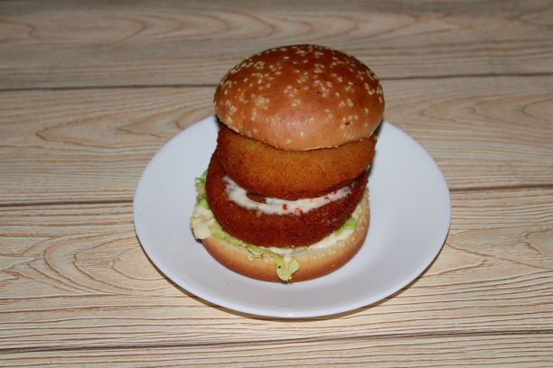 双帕蒂汉堡图片下载