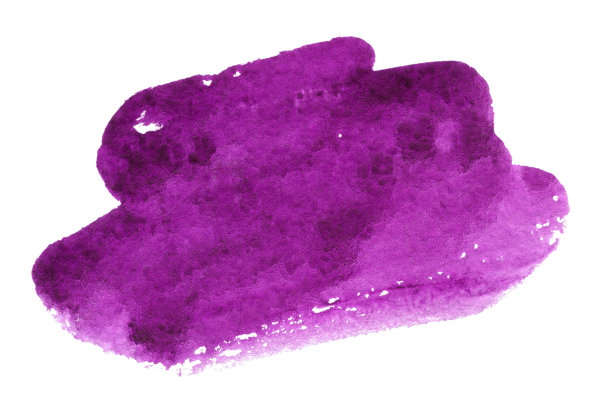 抽象紫罗兰水彩背景。手绘水彩斑点。紫色设计艺术元素的旗帜，模板，打印和标志图片下载