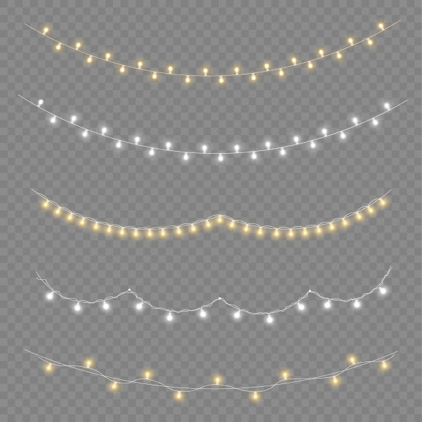 圣诞辉光花环，led霓虹灯。图片下载