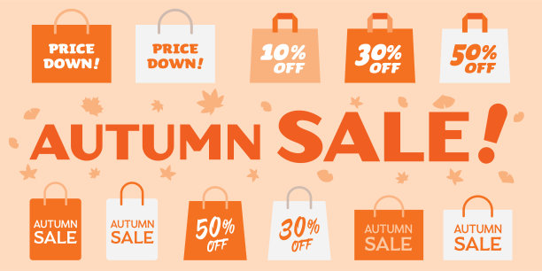 秋季大拍卖的横幅图片下载