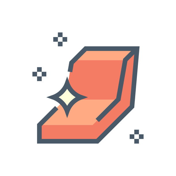 汽车座椅或坐垫清洁和新的售后服务由真空吸尘器矢量图标设计。48x48像素完美和可编辑的笔触。图片下载