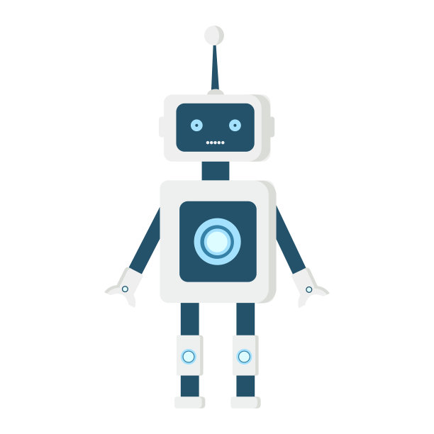 机器人在白色背景上使用的剪贴画或图片下载