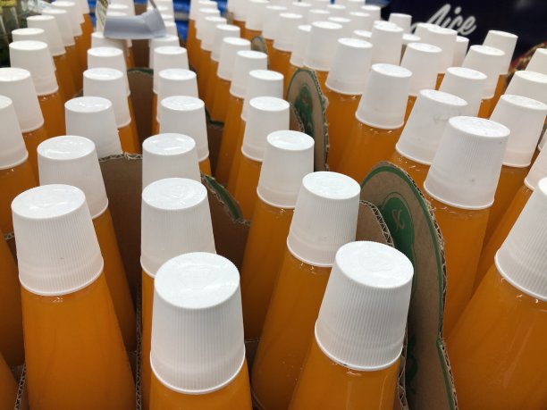 橙色糖浆瓶的背景图像图片下载