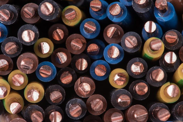 电气铜线截面图片下载