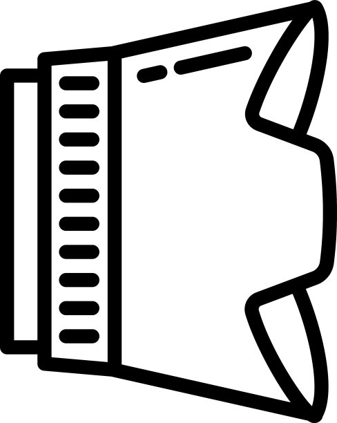 塑料镜头罩图标轮廓风格图片下载