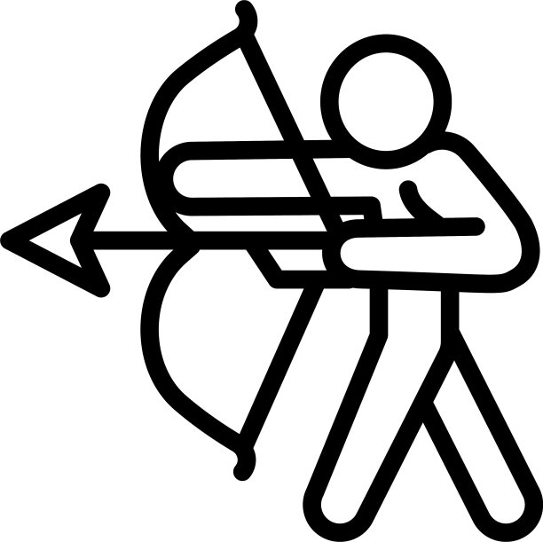 箭侠图标轮廓风格图片下载