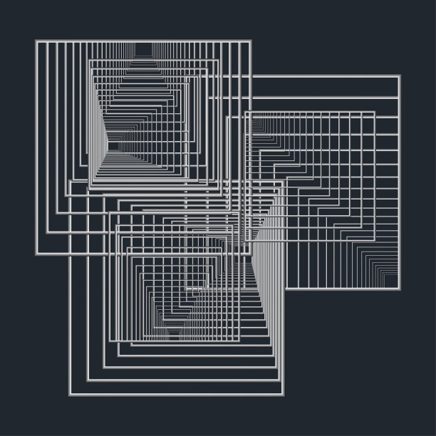 用矩形抽象画背景图片下载