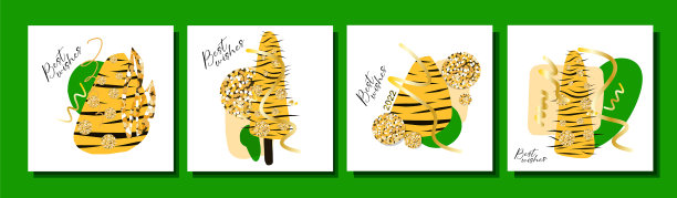 设置抽象新年贺卡新年和图片下载