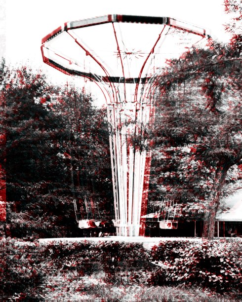 旋转木马的童年。图片下载