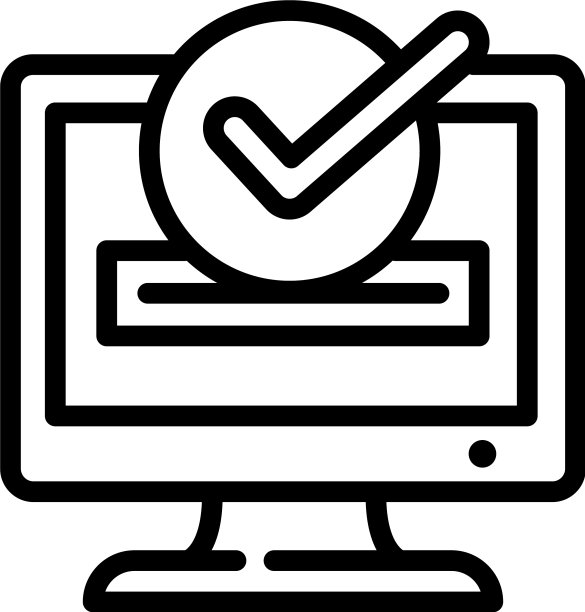 手机在线投票图标轮廓样式图片下载