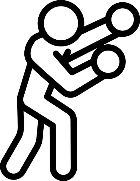 四角图标轮廓风格图片下载