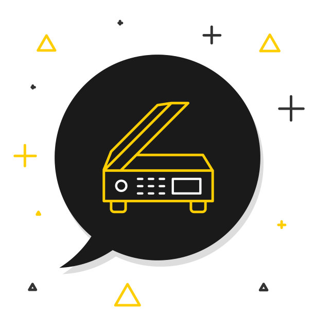 线扫描器图标隔离在白色背景图片下载