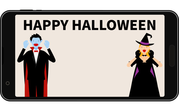 你手机上的在线万圣节派对《吸血鬼与女巫图片下载