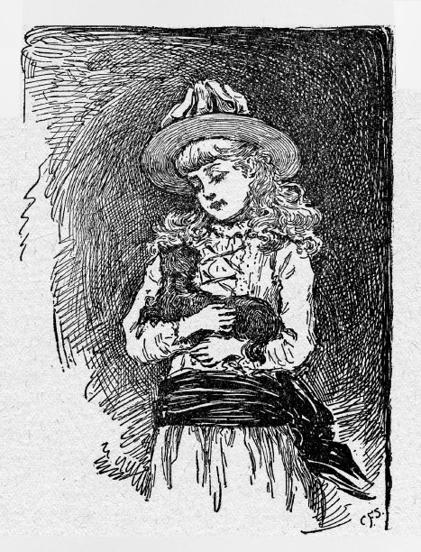 女孩抱着她的狗图片下载