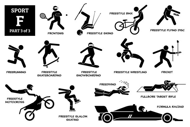 运动游戏字母图标象形图frontenis图片下载