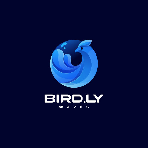 标志鸟波双重含义风格图片下载