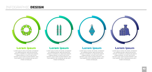 设置圣诞花环，滑雪，棍球和图片下载