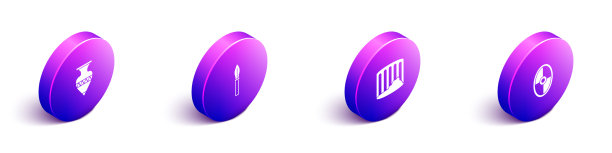 设置等距古代双耳中世纪矛图片下载