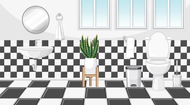 浴室内部设计与家具图片下载