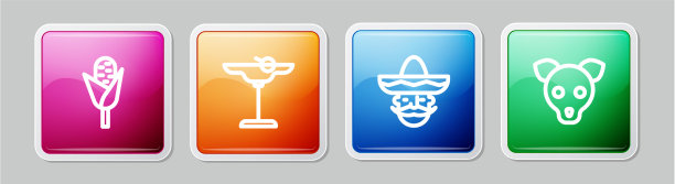 玉米玛格丽塔鸡尾酒墨西哥男人图片下载