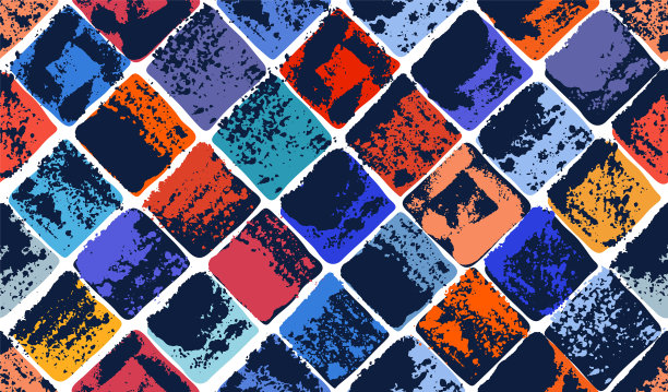 老旧的瓷砖无缝背景生锈的垃圾图片下载