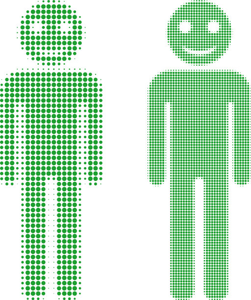 点半色调快乐的人图标图片下载