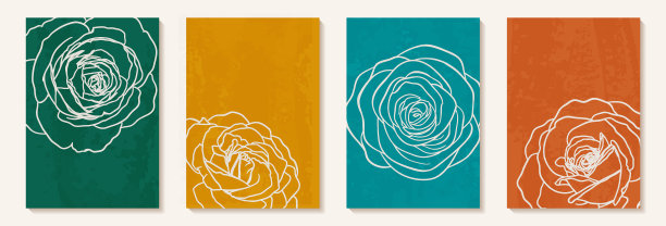 创意极简主义手绘抽象艺术图片下载