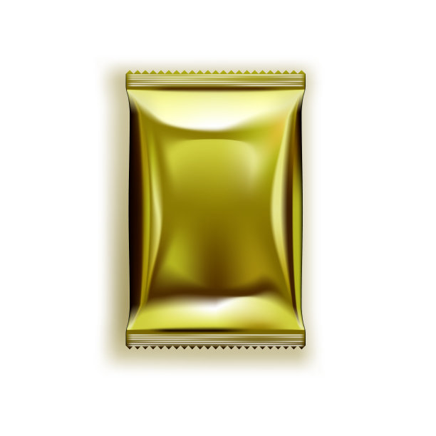 现实清楚铝箔袋包装的食品图片下载