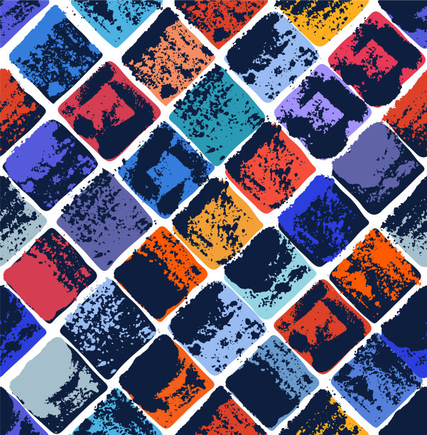 老化的无缝瓷砖设计陈旧的垃圾纹理图片下载