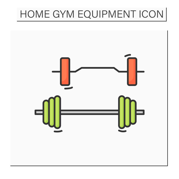 杠铃设置颜色图标图片下载