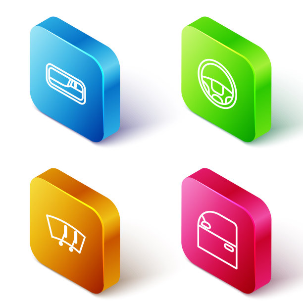 设置等距线，车门把手，方向盘图片下载