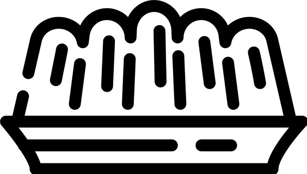 果冻甜品线图标图片下载