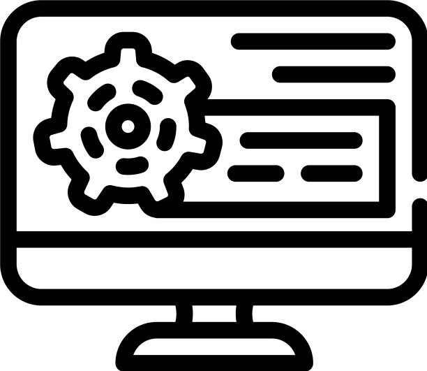 计算机会计线图标图片下载