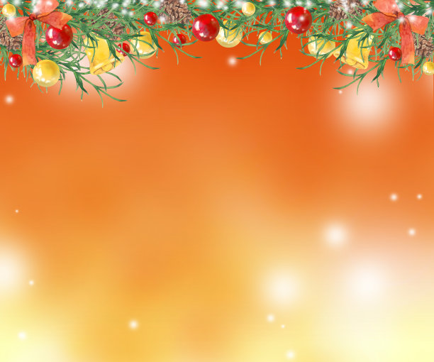 水彩自然装饰圣诞节图片下载