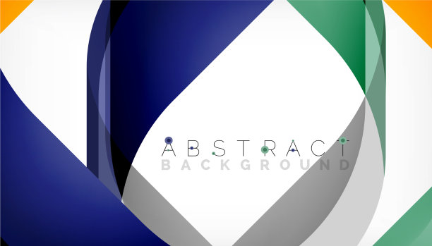 抽象的带有重叠波的正方形形状图片下载