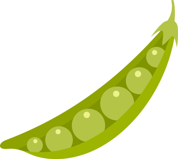 青豆图标平孤立图片下载