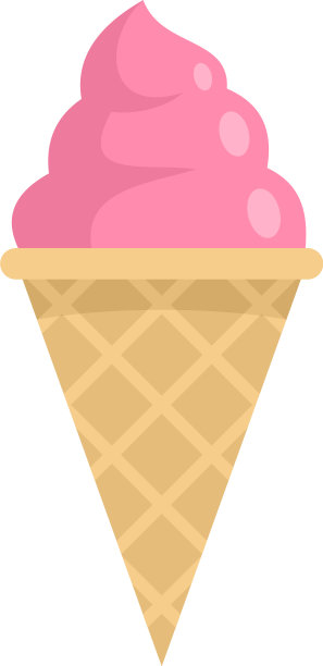 奶昔冰淇淋图标平孤立图片下载