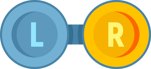 眼睛透镜盒图标平孤立图片下载