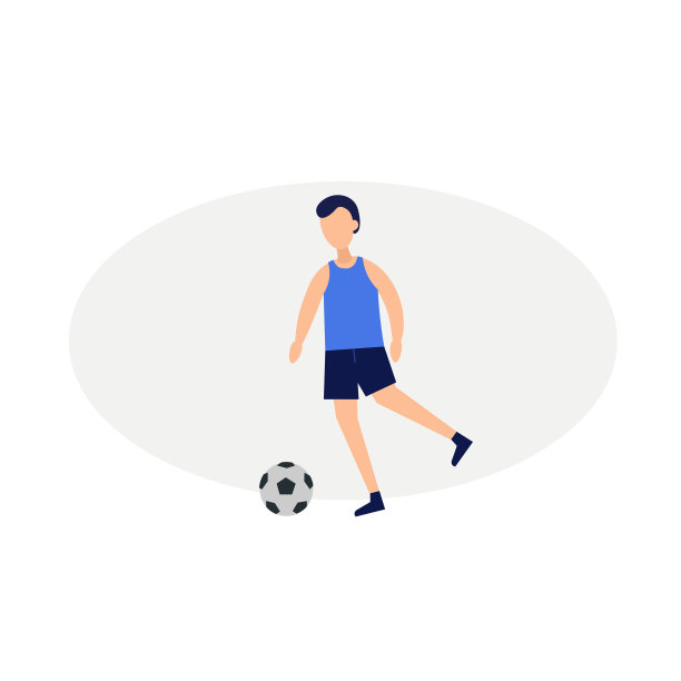 足球运动员剪贴画足球运动员简单图片下载