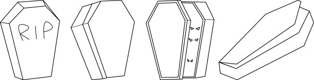 剪贴画万圣节套装图片下载