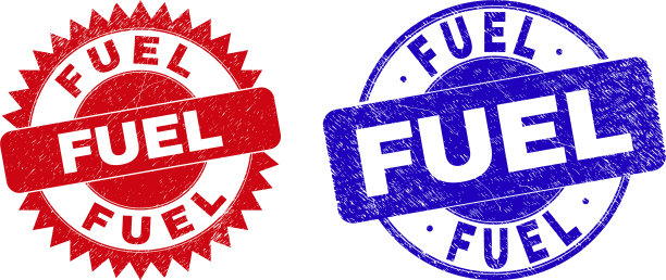 燃料圆形和玫瑰形印章密封图片下载