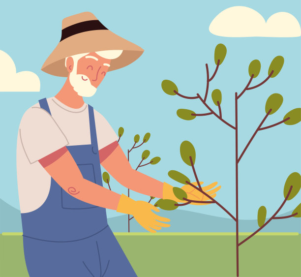 植树节插画素材ID：406667988