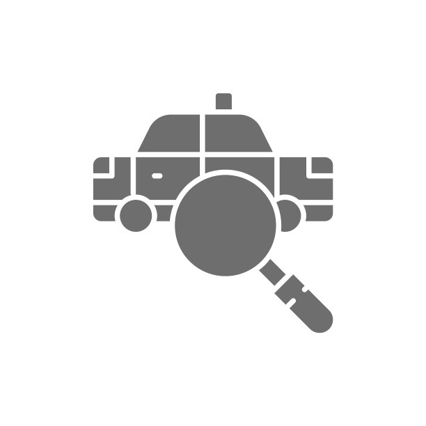 出租车搜索找到汽车灰色图标图片下载