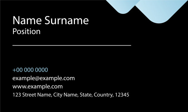 可编辑的名片模板在现代设计图片下载