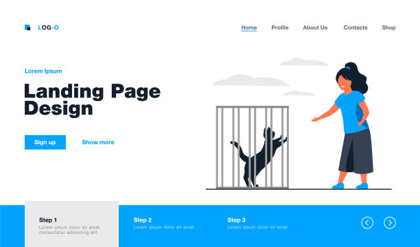 孩子在笼子里玩猫图片下载