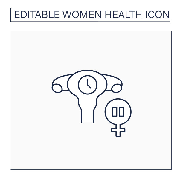 绝经期行图标图片下载