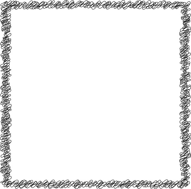 正方形长方形潦草的素描素描涂鸦图片下载