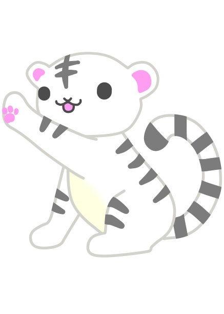 一个可爱的白色小老虎坐在一只手图片下载